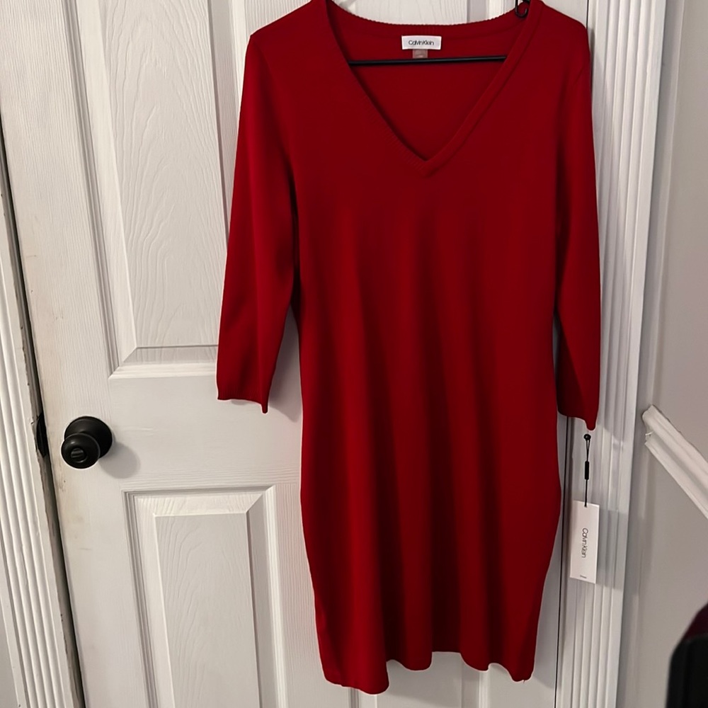 Calvin Klein Red Dress